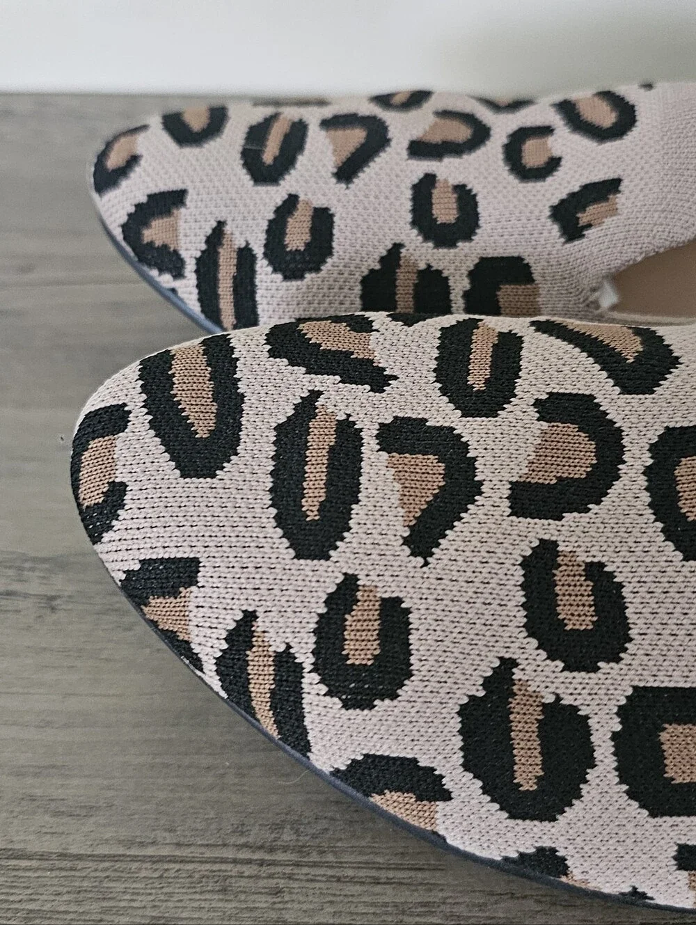 Torrid Leopard Animal Print Stretch Knit Slip-On Wide Loafers Plus 13 WW